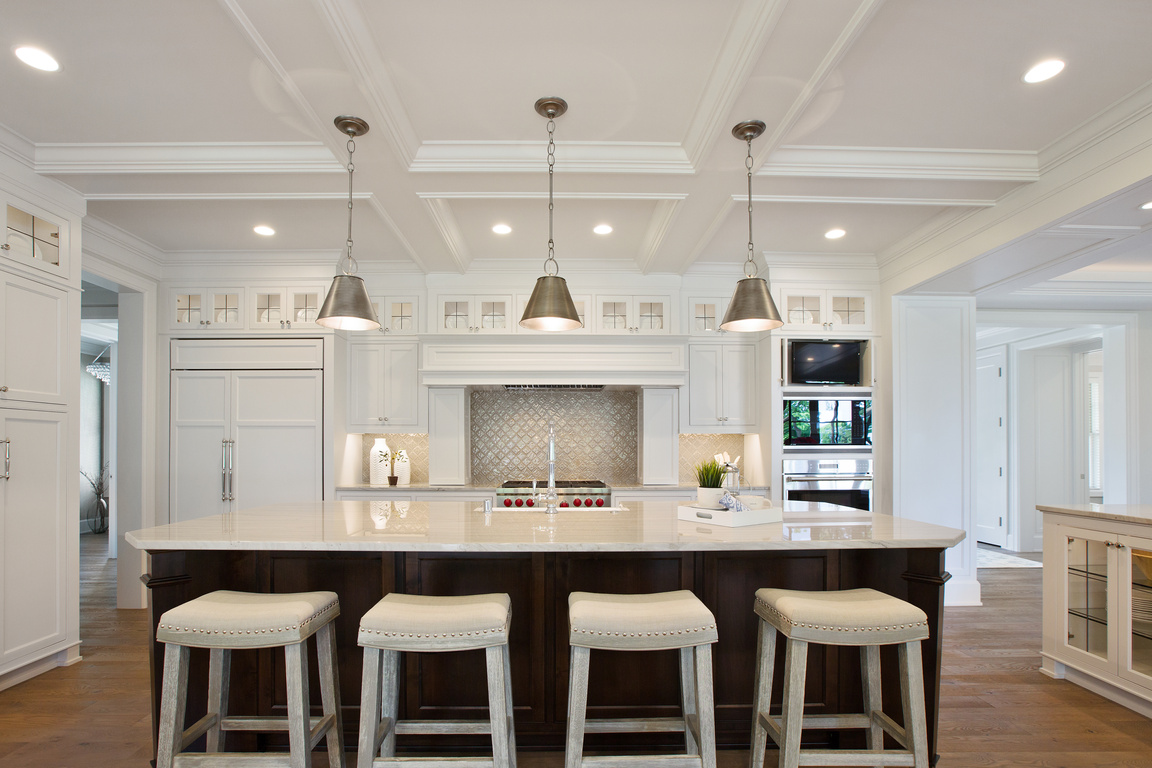 Spectacular kitchen in brand new tour home
