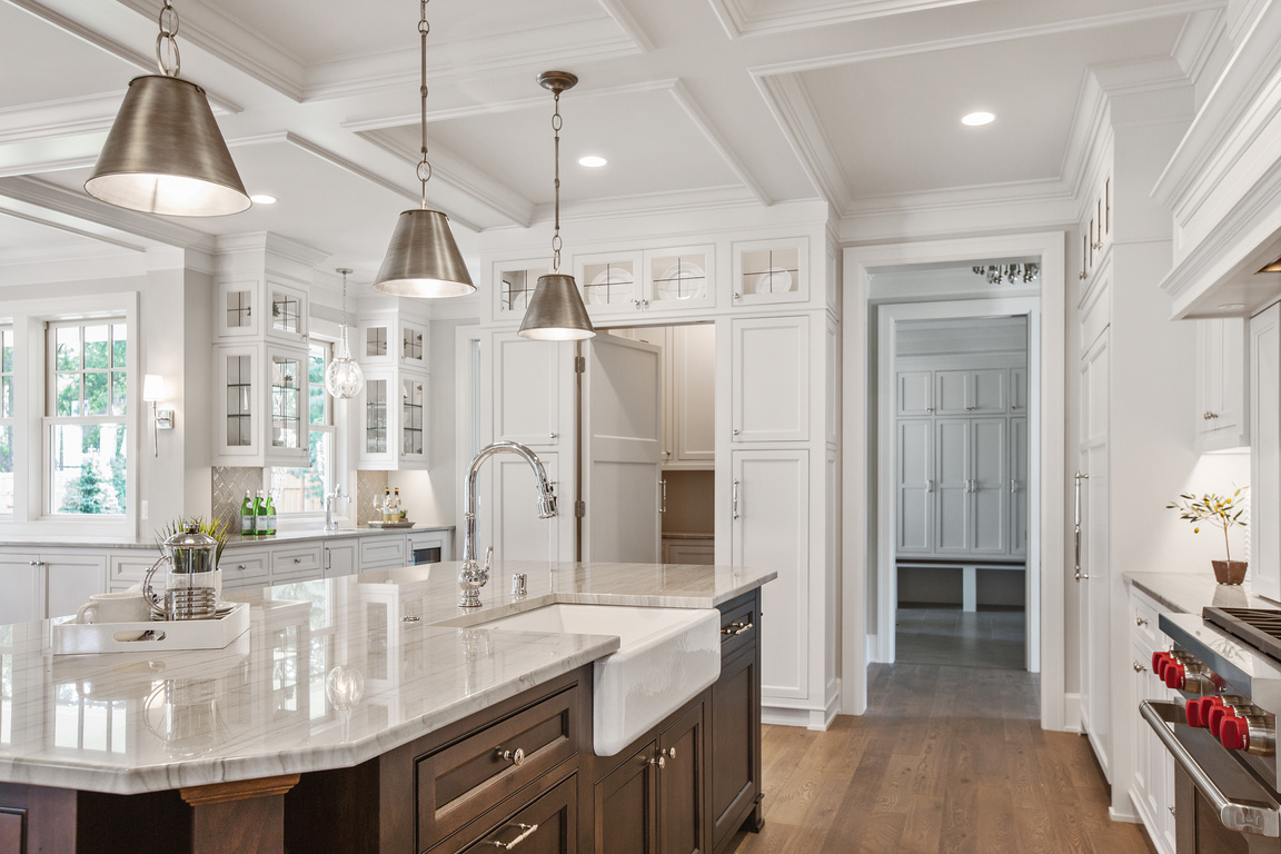 Spectacular kitchen in brand new tour home